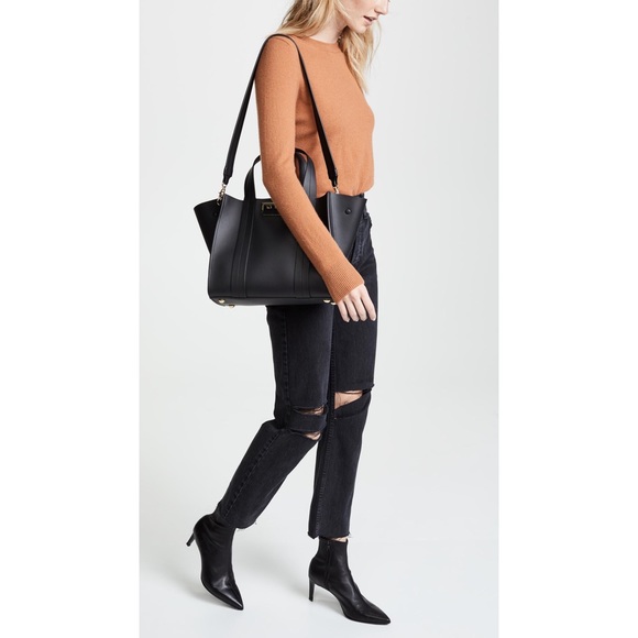 ZAC Zac Posen Black Eartha Iconic Shopper EUC - Picture 2 of 16